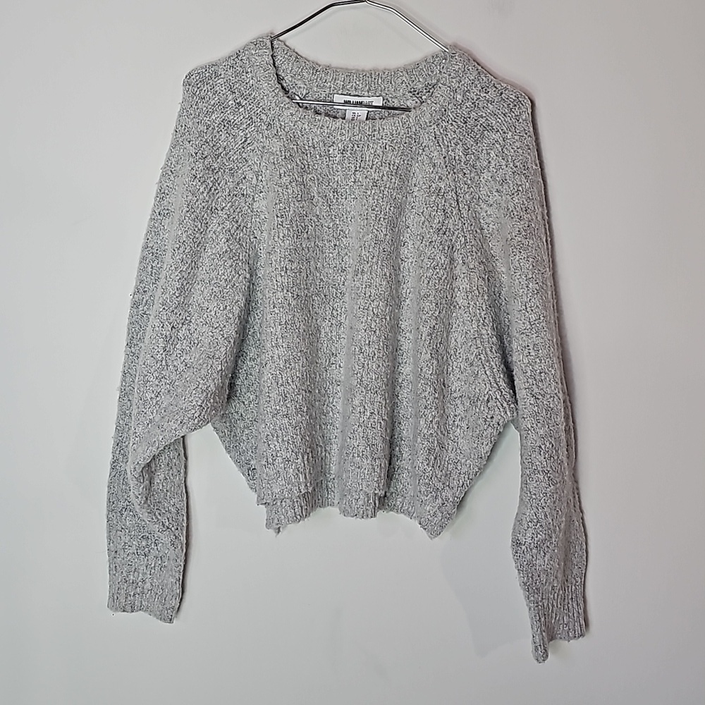 William Rast small gray cropped sweater